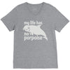 no porpoise V-Neck Tee