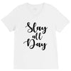 slay all day V-Neck Tee