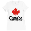 canada ice hockey Ladies Fitted T-Shirt
