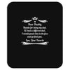 Dear Daddy, Thanks for Being my Dad Baby Boy Letter to Father Mousepad