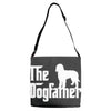 the dogfather labradoodle white Adjustable Strap Totes