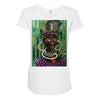 african Maternity Scoop Neck T-shirt