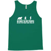 be nice to fat people bear chase funny pub joke Tank Top
