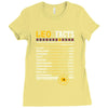 Leo Facts Zodiac Ladies Fitted T-Shirt
