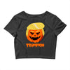 trumpkin funny donald trump pumpkin Crop Top