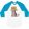cat in the box! 3/4 Sleeve Shirt