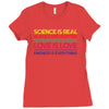Anti Trump Science is Real Black Lives Matter T shirt Ladies Fitted T-Shirt