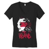 dj blend Women's V-Neck T-Shirt