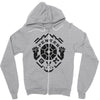 pewter gym Zipper Hoodie