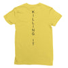 killing it back Ladies Fitted T-Shirt