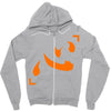 heart mind anime lucky Zipper Hoodie