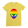 alien lgbt Ladies Fitted T-Shirt