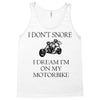 motorbike i don't snore biker's biker Tank Top