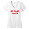 Badass Mama Women's V-Neck T-Shirt