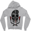 pomade style Zipper Hoodie