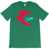 monster fish eats diver T-Shirt