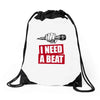 need a beat Drawstring Bags