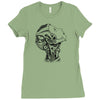robot girl machine Ladies Fitted T-Shirt