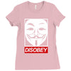 disobey crew Ladies Fitted T-Shirt