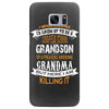 Super Cool Grandson Of A Freaking Awesome Grandma Samsung Galaxy S7 Edge