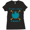 IT'S NEVER A CRIME TO EXIST Franky  One Piece Ladies Fitted T-Shirt