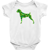 boxer leaf Baby Bodysuit