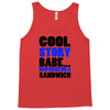 cool story babe white t shirt now make me a sandwich college humor fun Tank Top