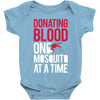 donating blood one mosquito funny Baby Onesie