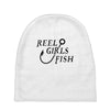 reel girls fish Baby Beanies
