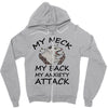 anxiety attack Zipper Hoodie