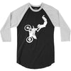 motocross motor bike motorrad cross biker freestyle mx sx baja 3/4 Sleeve Shirt