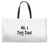 number one dog dad Weekender Totes
