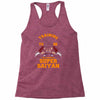 training to be the strongest super saiyan Racerback Tank