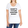 daddy future hunting buddy Ladies Curvy T-Shirt