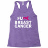 fuck breast cancer Racerback Tank