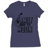 Family Trip To Moon Ladies Fitted T-Shirt