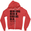 Winning Never Grows Old Zipper Hoodie