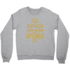 kings are born  september Crewneck Sweatshirt