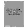 space are friends black iPad 3 and 4 Case