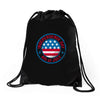 usa fourth of july Drawstring Bags