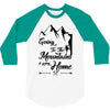 Going To The Mountains Is Going Home 3/4 Sleeve Shirt