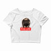 pug life Crop Top