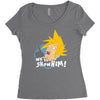 we'll show him Women's Triblend Scoop T-shirt