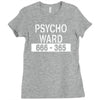 psycho ward Ladies Fitted T-Shirt
