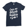 cash me outside howbow dah Ladies Fitted T-Shirt