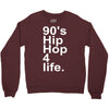 90's hip hop music Crewneck Sweatshirt