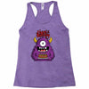 happy birthday monster Racerback Tank