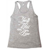 young wild and free new Racerback Tank