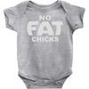 no fat chicks (2) Baby Onesie