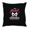 What's Your Superpower? Throw Pillow